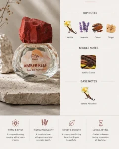 Amber Reef by Efe Perfumes – Amber Vanilla Gourmand Eau De Parfum from the Drift Collection