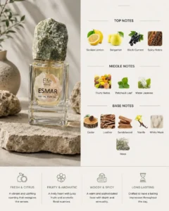 Esmar by Efe Perfumes – Fresh Aquatic Woody Eau De Parfum from the Drift Collection