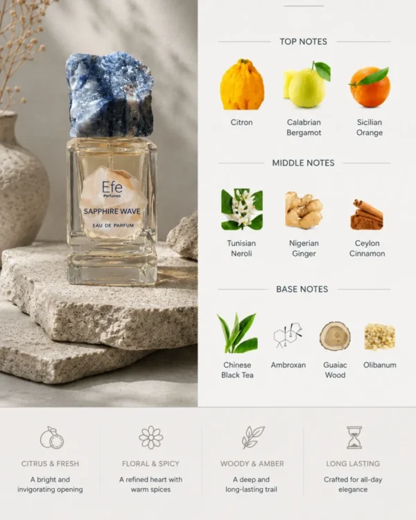 Sapphire Wave by Efe Perfumes – Drift Collection Eau De Parfum